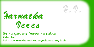 harmatka veres business card